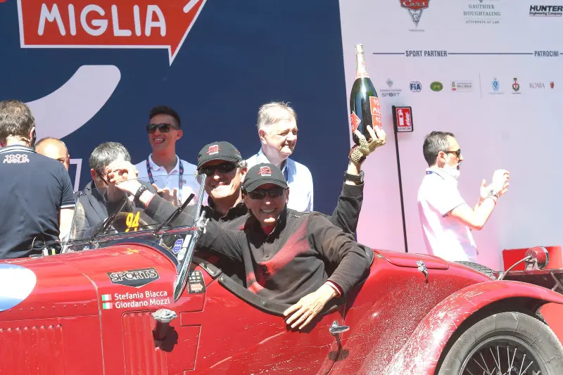 Mille Miglia, gran finale all'arrivo