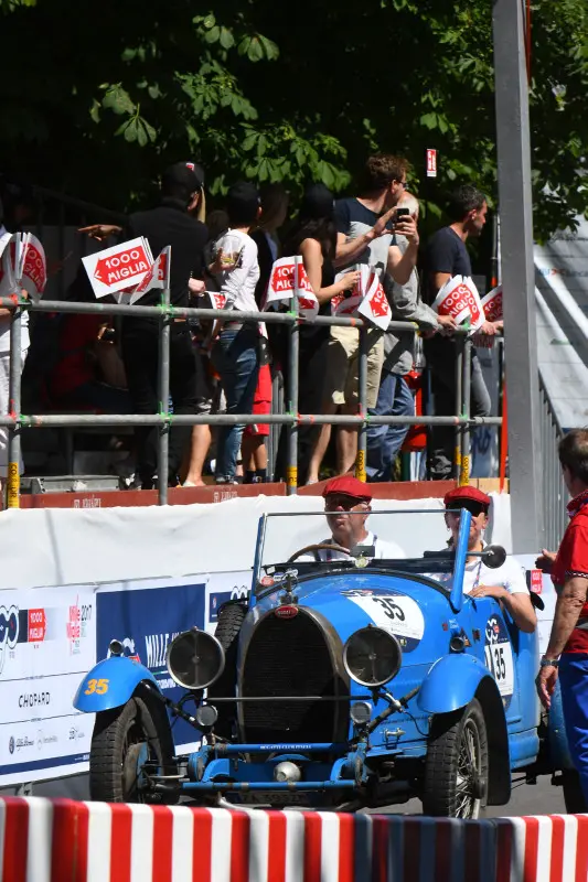 Mille Miglia, gran finale all'arrivo