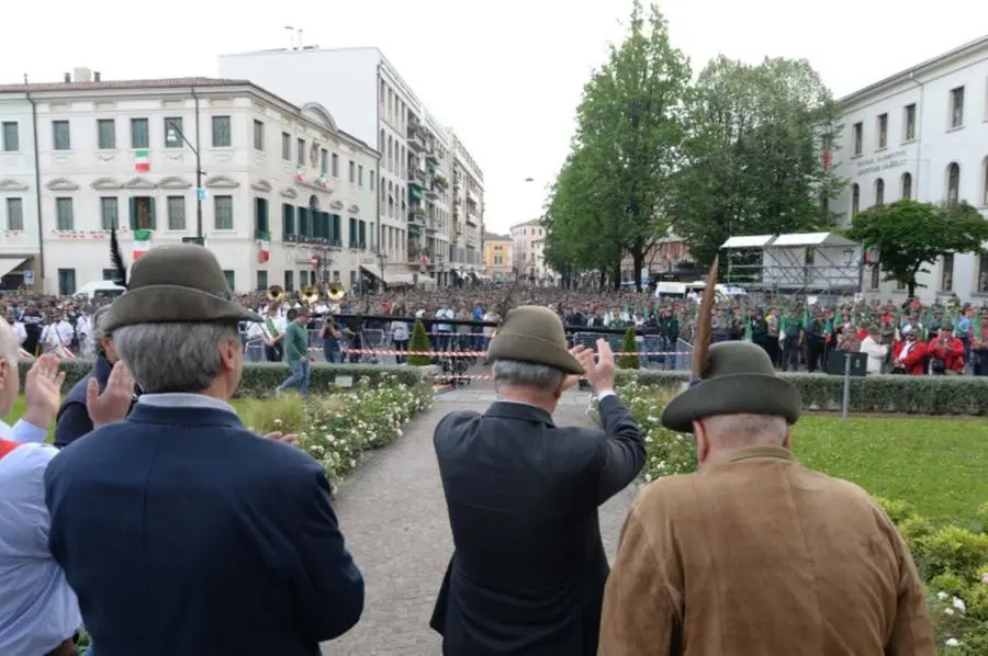 La terza giornata all'adunata nazionale di Treviso