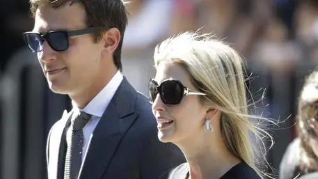 Jared Kushner e la moglie Ivanka Trump - Foto Ansa