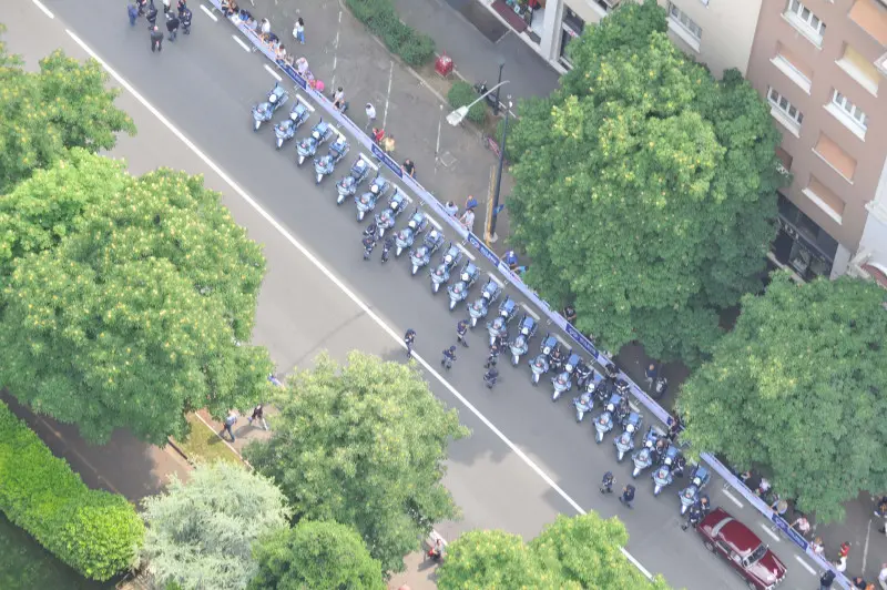 La Mille Miglia vista dall'alto