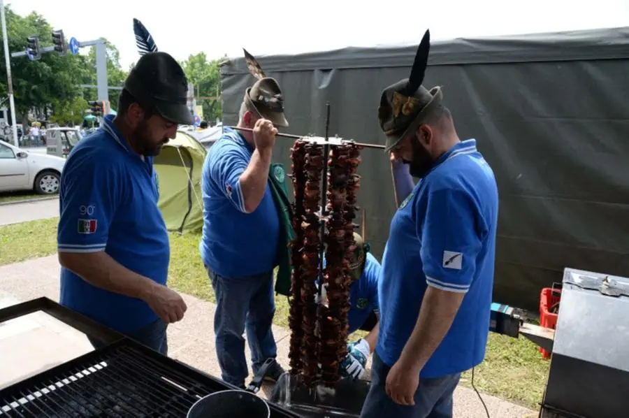 La terza giornata all'adunata nazionale di Treviso