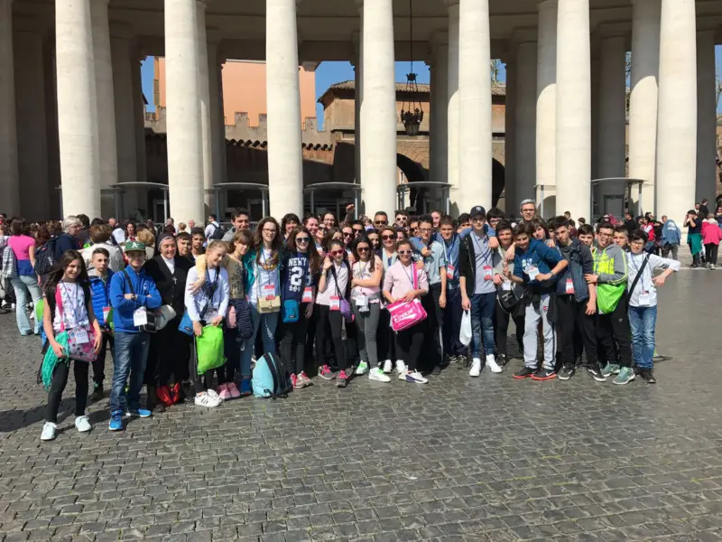 Roma Express, i mille bresciani in piazza San Pietro