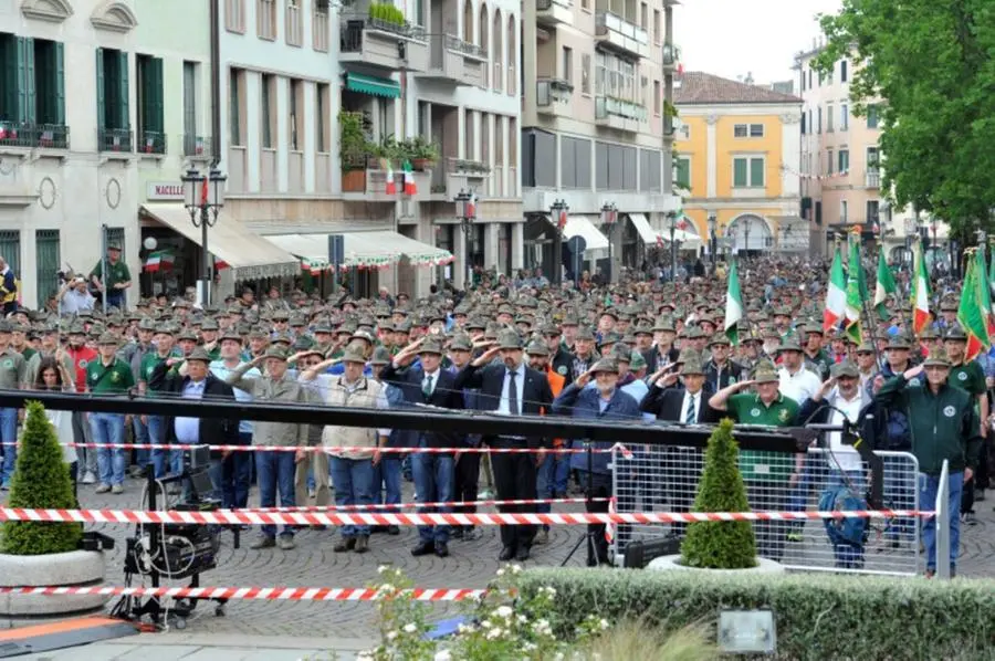 La terza giornata all'adunata nazionale di Treviso