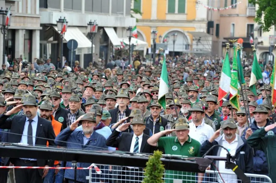 La terza giornata all'adunata nazionale di Treviso