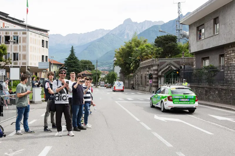 Il passaggio del Giro d'Italia in Valcamonica