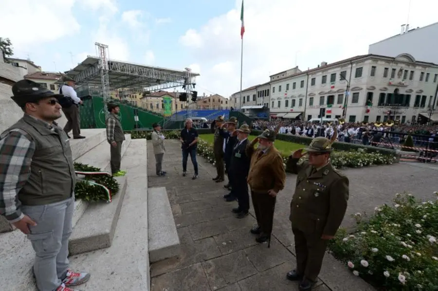 La terza giornata all'adunata nazionale di Treviso