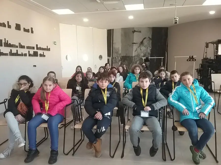 Gli studenti della Primaria di Idro 5 C e B e primaria di Caffaro 5 D