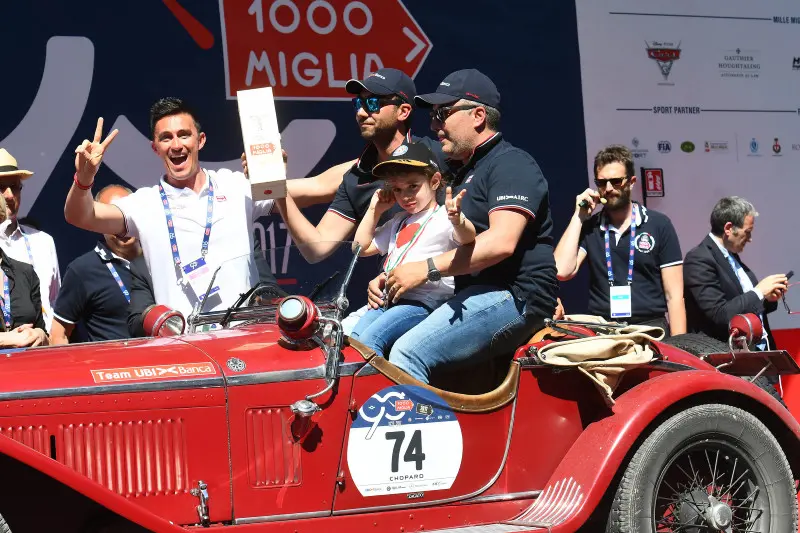 Mille Miglia, gran finale all'arrivo