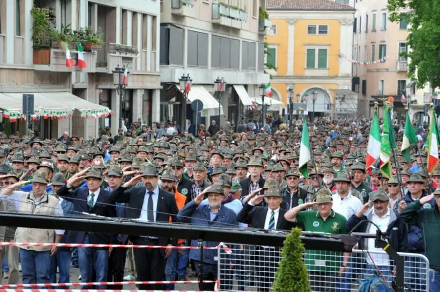 La terza giornata all'adunata nazionale di Treviso