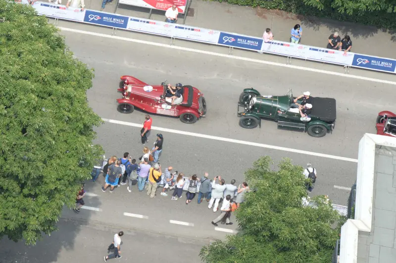 La Mille Miglia vista dall'alto