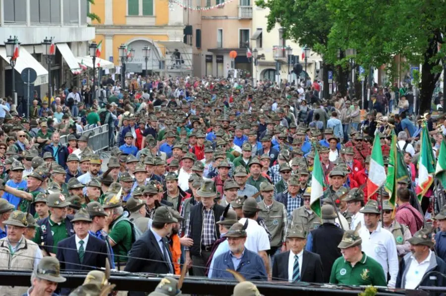 La terza giornata all'adunata nazionale di Treviso