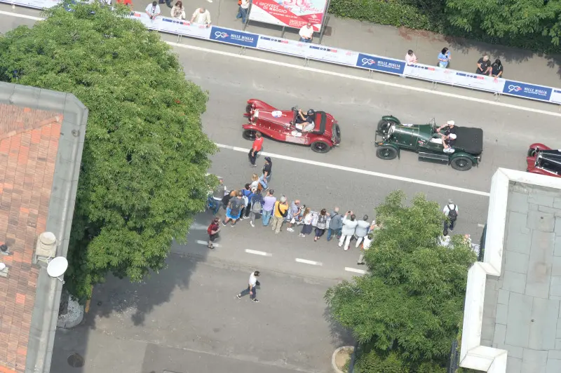 La Mille Miglia vista dall'alto