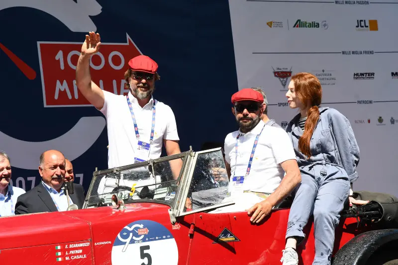 Mille Miglia, gran finale all'arrivo