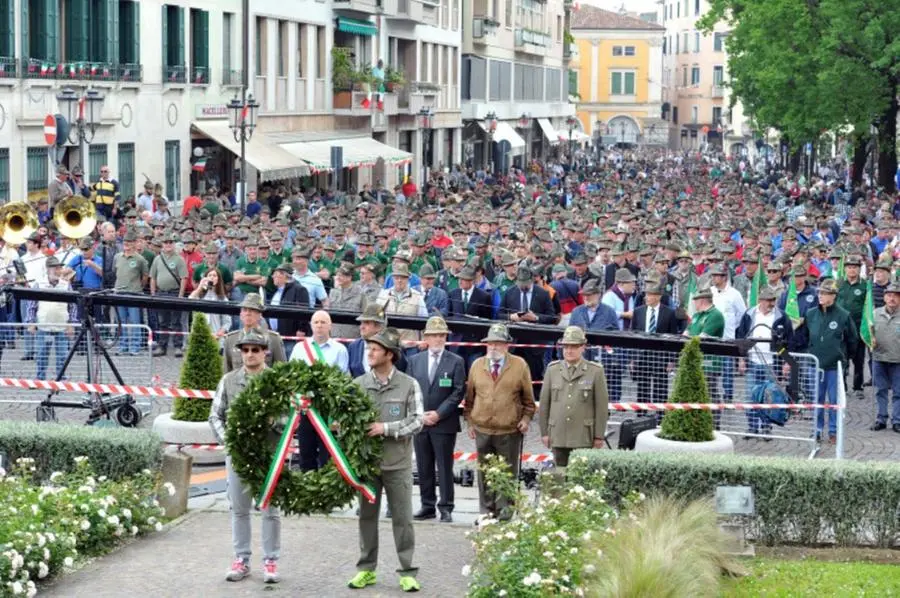 La terza giornata all'adunata nazionale di Treviso