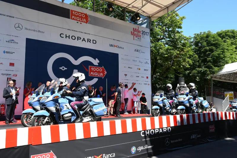 Mille Miglia, gran finale all'arrivo