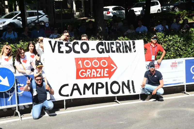 Mille Miglia, gran finale all'arrivo