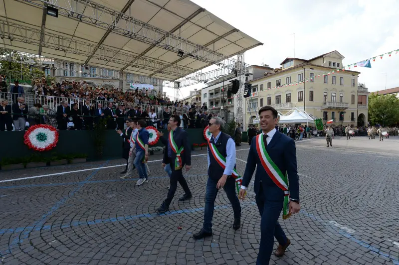 La sfilata delle penne nere bresciane