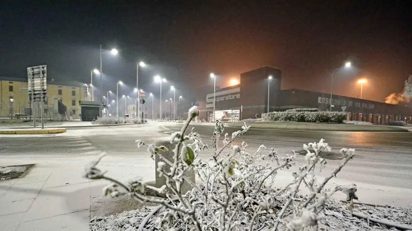 Il gelo avvolge Brescia