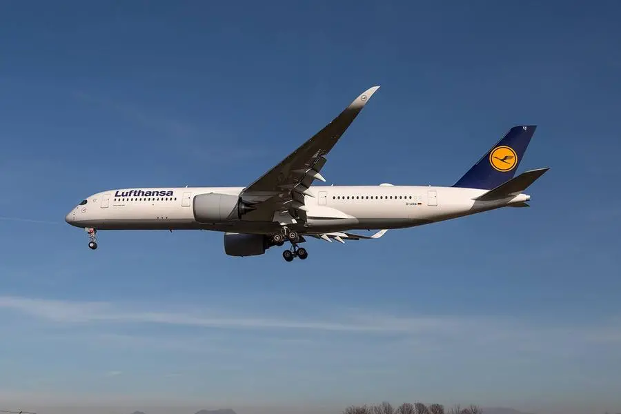 L'A350-900 di Lufthansa a Montichiari