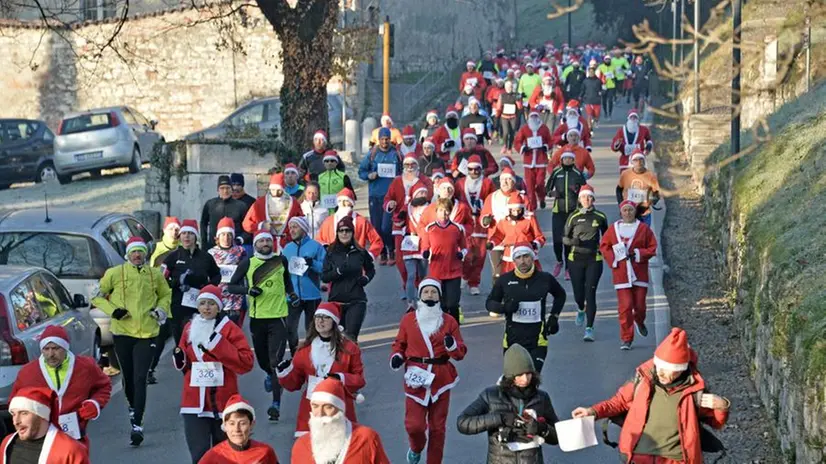 La corsa dei Babbi Natale