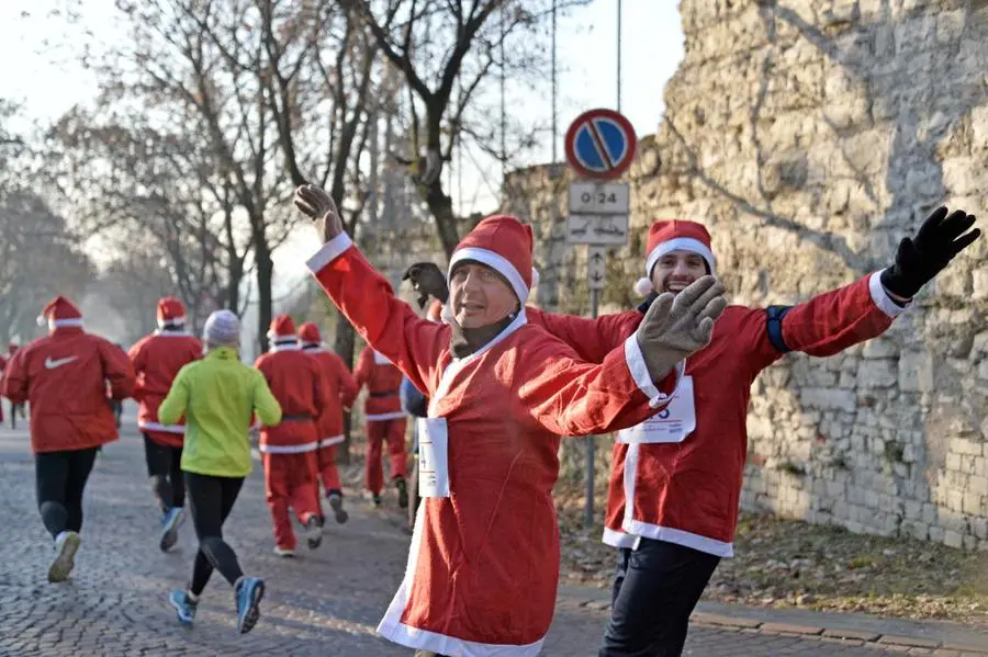 La corsa dei Babbi Natale