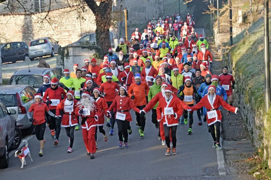 La corsa dei Babbi Natale