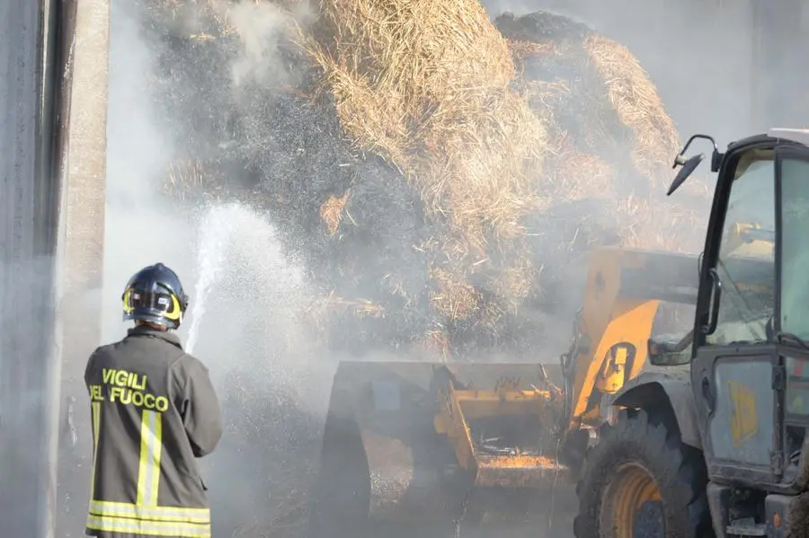 L'incendio del fienile a Gambara