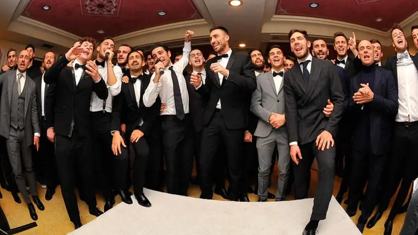 La cena di Natale del Brescia calcio