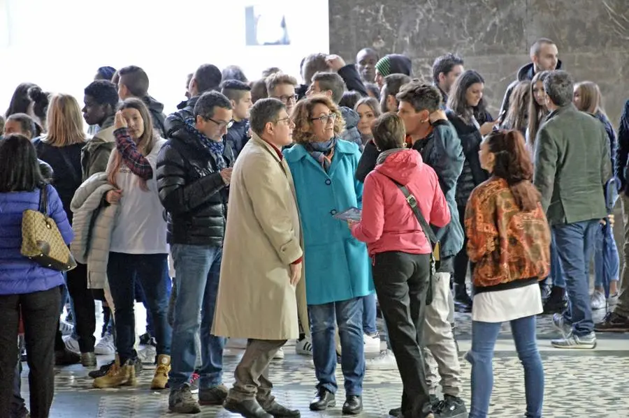 Il flash mob in piazza Vittoria