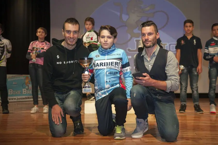 Le premiazioni del circuito Junior Bike