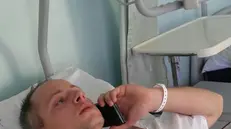 Cristian Movio in ospedale