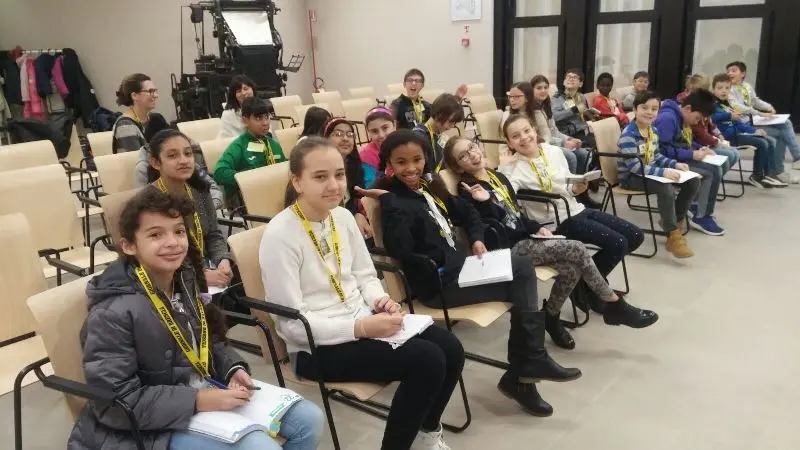 La Quinta F della scuola Canossi di Ospitaletto