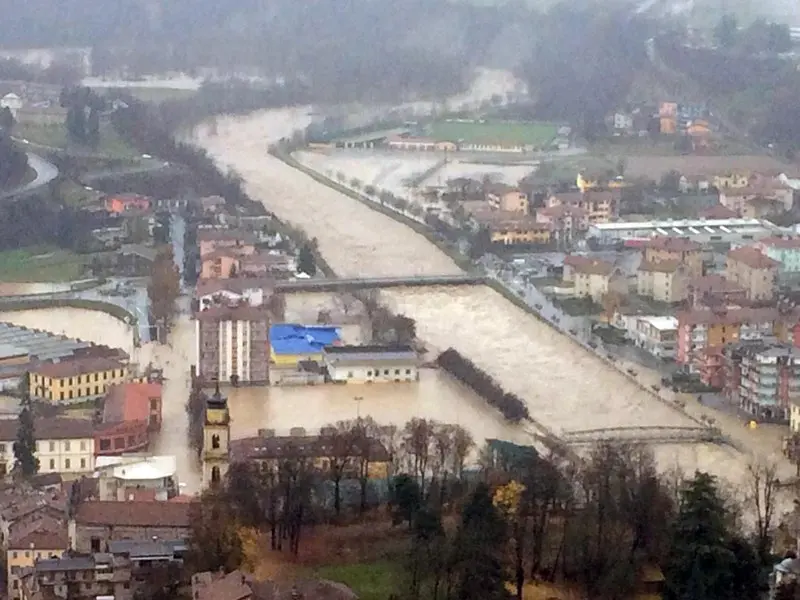 Il maltempo sul Piemonte