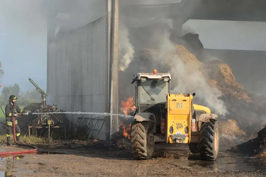 L'incendio del fienile a Gambara