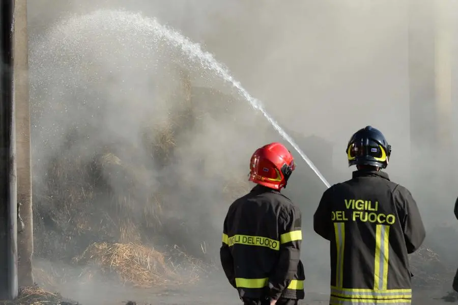 L'incendio del fienile a Gambara