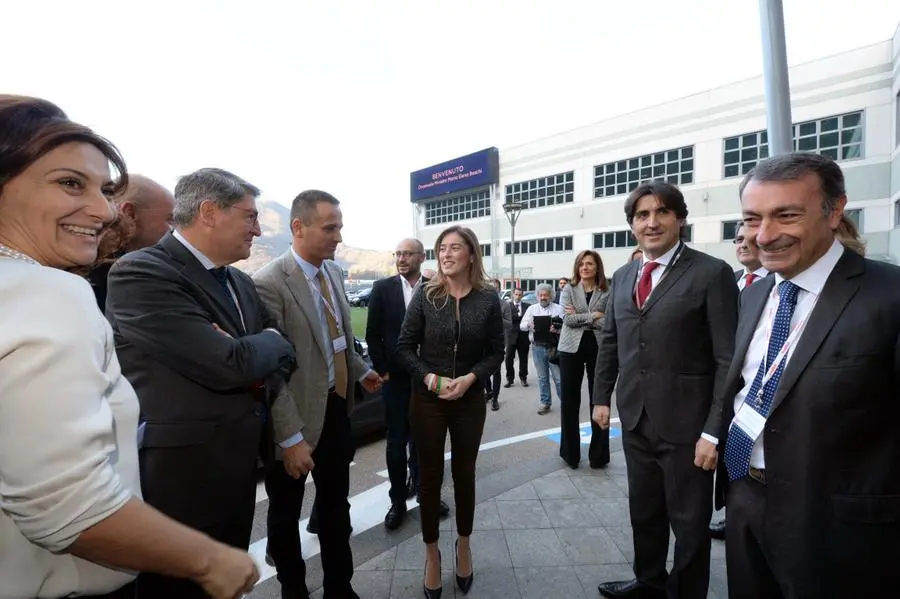 La visita del ministro Boschi alla Fondital di Vobarno