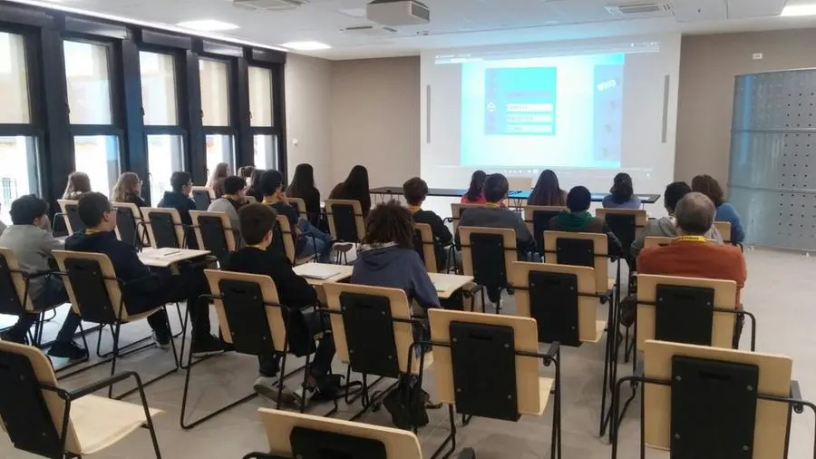 La classe Terza G della scuola Carducci