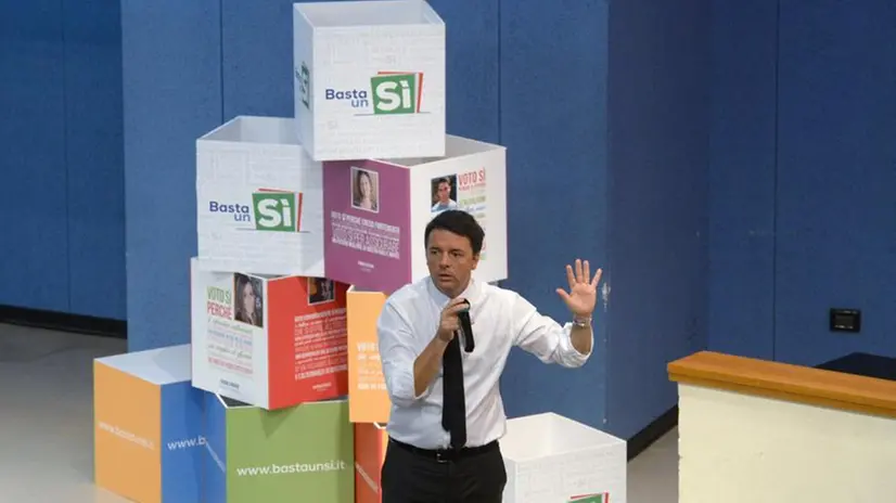 L'intervento di Matteo Renzi a Brescia