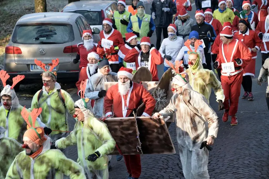 La corsa dei Babbi Natale