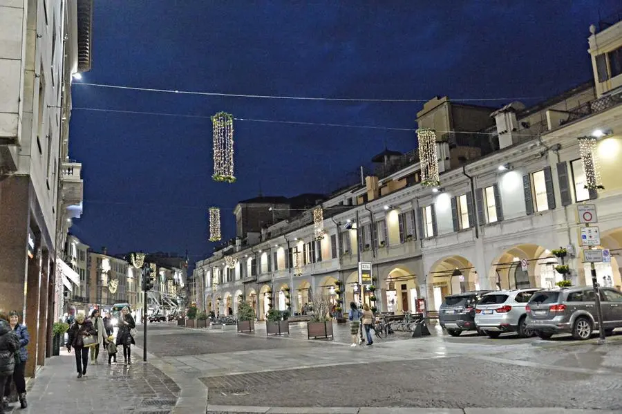 Le luci in corso Zanardelli