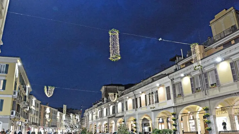 Le luci in corso Zanardelli
