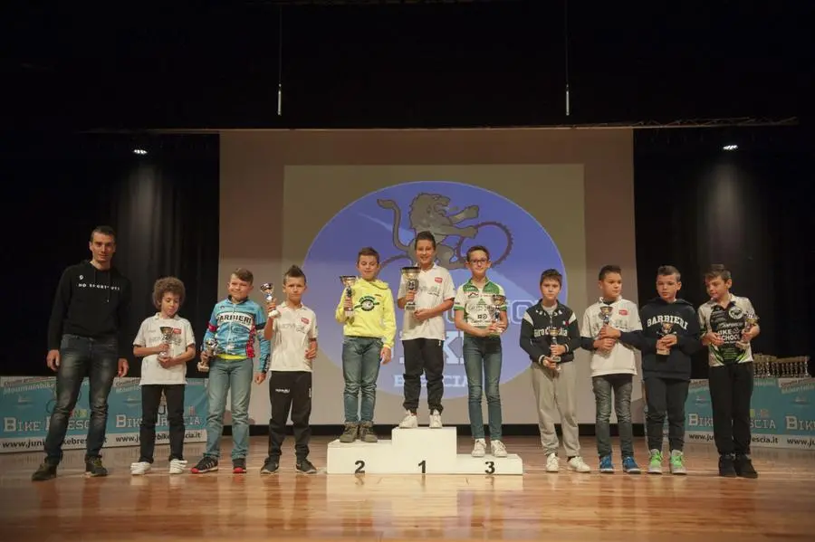 Le premiazioni del circuito Junior Bike