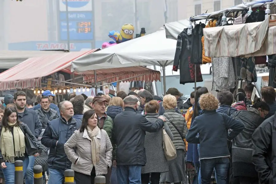 La fiera in via Milano