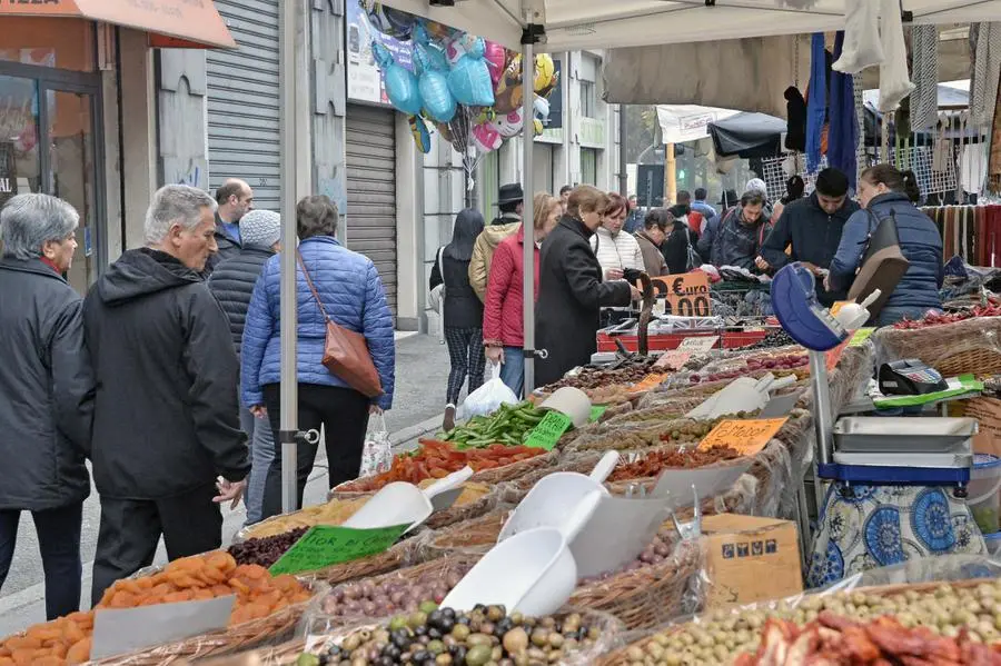 La fiera in via Milano