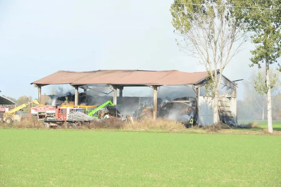 L'incendio del fienile a Gambara