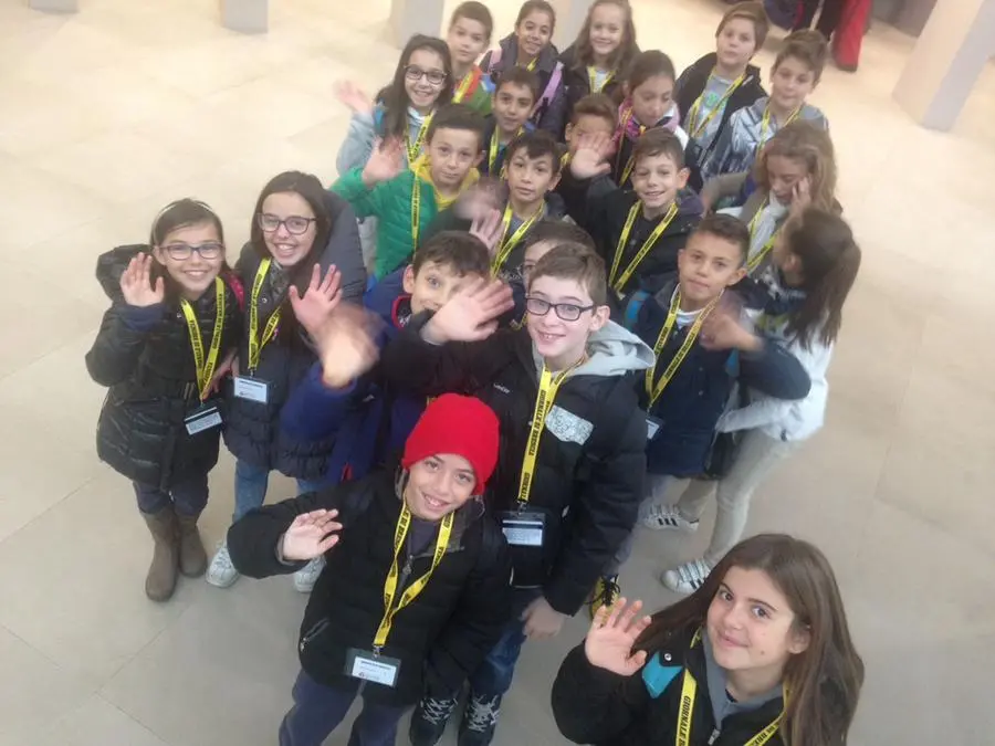 La visita degli alunni della scuola Olivelli al GdB