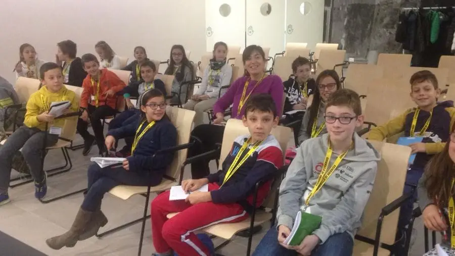 La visita degli alunni della scuola Olivelli al GdB