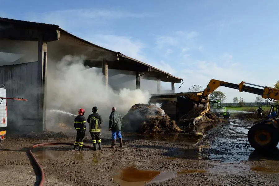 L'incendio del fienile a Gambara