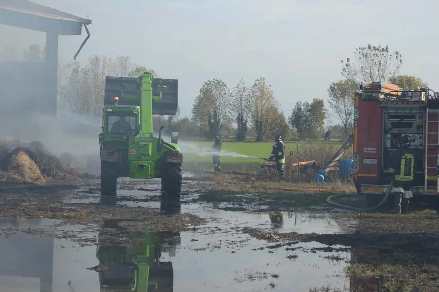 L'incendio del fienile a Gambara